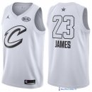 Maillot NBA Pas Cher NBA All Star 2018 Lebron James 23 Blanc