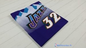 Maillot NBA Pas Cher Utah Jazz Karl Malone 32 Pourpre