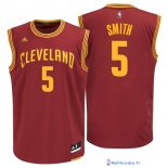 Maillot NBA Pas Cher Cleveland Cavaliers J.R.Smith 5 Rouge