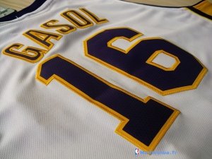 Maillot NBA Pas Cher Los Angeles Lakers Pau Gasol 16 Blanc