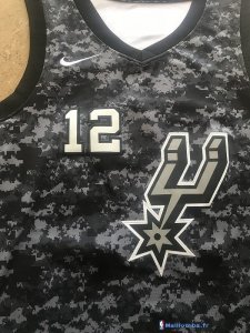 Maillot NBA Pas Cher San Antonio Spurs LaMarcus Aldridge 12 Nike Camouflage Ville 2017/18