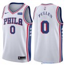 Maillot NBA Pas Cher Philadelphia Sixers Jacob Pullen 0 Blanc 2017/18