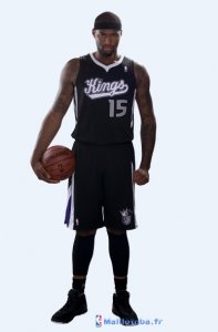 Maillot NBA Pas Cher Sacramento Kings DeMarcus Cousins 15 Noir