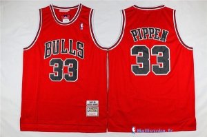 Maillot NBA Pas Cher Chicago Bulls Scottie Pippen 33 Retro Rouge