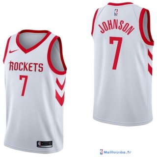 Maillot NBA Pas Cher Houston Rockets Joe Johnson 7 Blanc Association 2017/18