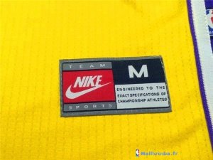 Maillot NBA Pas Cher Los Angeles Lakers Kobe Bryant 8 Jaune Pourpre