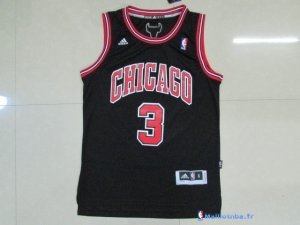 Maillot NBA Pas Cher Chicago Bulls Doug McDermott 3 Noir