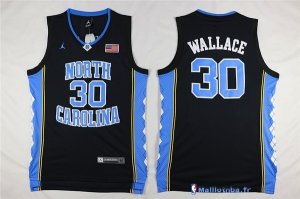 Maillot NCAA Pas Cher North Carolina Rasheed Wallace 30 Noir