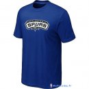 T-Shirt NBA Pas Cher San Antonio Spurs Bleu Profond