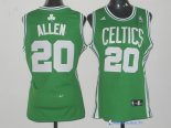 Maillot NBA Pas Cher Boston Celtics Femme Ray Allen 20 Vert