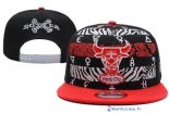 Bonnet NBA Chicago Bulls 2016 Noir Rouge 9