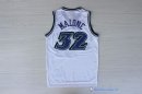 Maillot NBA Pas Cher Utah Jazz Karl Malone 32 Blanc