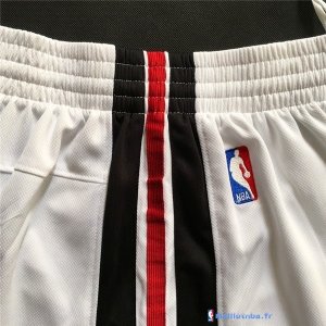 Pantalon NBA Pas Cher Miami Heat Retro Blanc