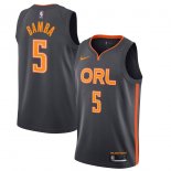 Nike Mohamed Bamba Charcoal Orlando Magic 2019/20 Finished Swingman Jersey – City Edition