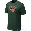 T-Shirt NBA Pas Cher New York Knicks Vert Clair