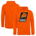 Phoenix Suns Fanatics Branded Orange Primary Logo Pullover Hoodie