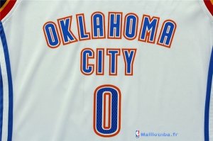 Maillot NBA Pas Cher Oklahoma City Thunder Femme Russell Westbrook 0 Blanc