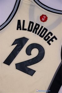 Maillot NBA Pas Cher Noël San Antonio Spurs Alorioge 12 Blanc