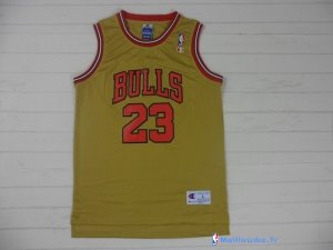 Maillot NBA Pas Cher Chicago Bulls Michael Jordan 23 1997/1998 Or