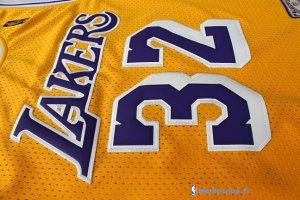 Maillot NBA Pas Cher Los Angeles Lakers Wesley Johnson 32 Jaune