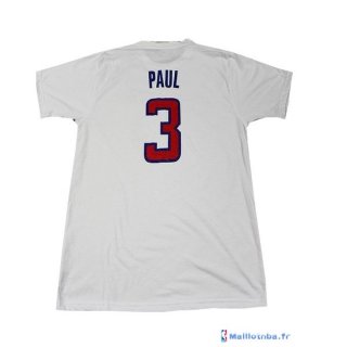 Maillot NBA Pas Cher ML Los Angeles Clippers Paul 3 Blanc