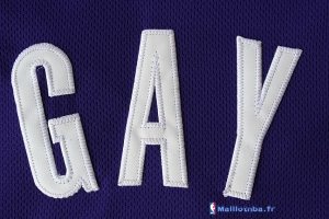 Maillot NBA Pas Cher Sacramento Kings Rudy Gay 8 Pourpre