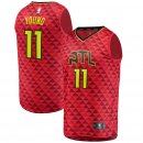 Atlanta Hawks Trae Young Fanatics Branded Red Fast Break Alternate Jersey