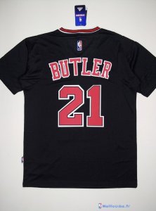 Maillot NBA Pas Cher Chicago Bulls Jimmy Butler 21 Noir MC