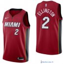 Maillot NBA Pas Cher Miami Heat Wayne Ellington 2 Rouge Statement 2017/18