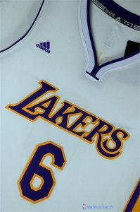 Maillot NBA Pas Cher Los Angeles Lakers Jordan Clarkson 6 Blanc