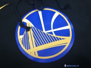 Sweat Capuche NBA Golden State Warriors Nike Noir