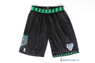 Pantalon NBA Pas Cher Minnesota Timberwolves Retro Noir