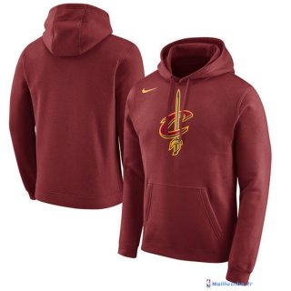 Sweat Capuche NBA Cleveland Cavaliers Nike Granate