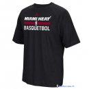 T-Shirt NBA Pas Cher Miami Heat Noir
