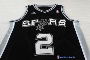 Maillot NBA Pas Cher San Antonio Spurs Kawhi Leonard 2 Noir