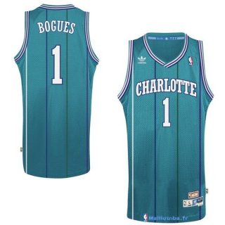 Maillot NBA Pas Cher Charlotte Hornets Tyrone Curtis Bogues 1 Vert