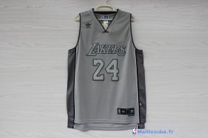 Maillot NBA Pas Cher Los Angeles Lakers Kobe Bryant 24 Gris
