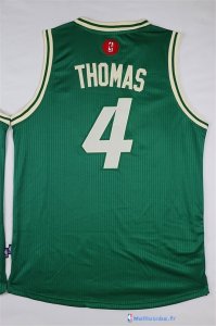 Maillot NBA Pas Cher Noël Boston Celtics Vert Thomas 4