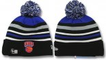 Tricoter un Bonnet NBA New York Knicks 2017 Blanc Bleu Bande