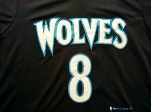 Maillot NBA Pas Cher Minnesota Timberwolves Latrell Sprewell 8 Noir MC