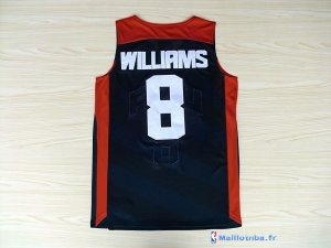 Maillot NBA Pas Cher USA 2012 Williams 8 Noir