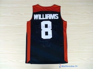 Maillot NBA Pas Cher USA 2012 Williams 8 Noir