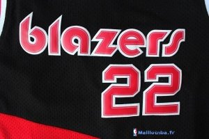 Maillot NBA Pas Cher Portland Trail Blazers Clyde Drexler 22 Noir