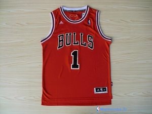 Maillot NBA Pas Cher Chicago Bulls Derrick Rose 1 Rouge