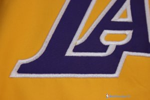 Survetement NBA Pas Cher Los Angeles Lakers Jaune Pourpre