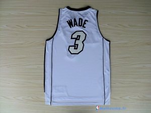 Maillot NBA Pas Cher Noël Miami Heat Wade 3 Blanc