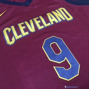 Maillot NBA Pas Cher Cleveland Cavaliers Dwyane Wade 9 Rouge Icon 2017/18