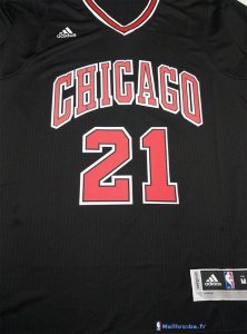 Maillot NBA Pas Cher Chicago Bulls Jimmy Butler 21 Noir MC