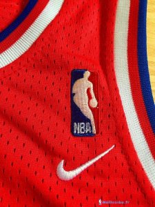 Maillot NBA Pas Cher Philadelphia Sixers Allen Iverson 3 64 Retro Rouge