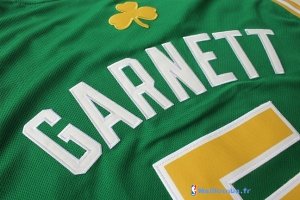 Maillot NBA Pas Cher Boston Celtics Kevin Garnett 5 Vert Or